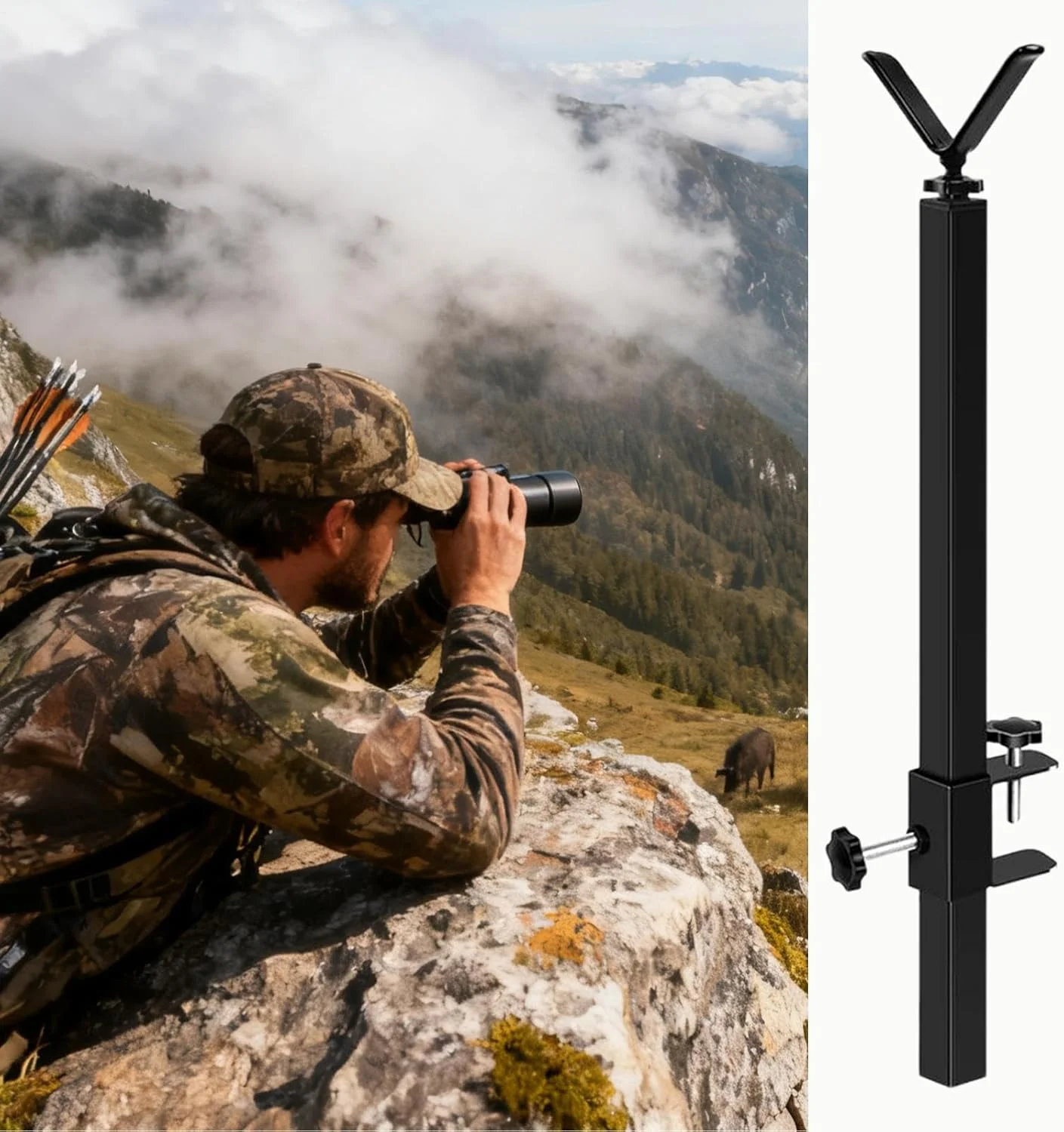 پایه های نور برای عکاسی - پایه عکس قابل تنظیم ارتفاع، براکت دوربین فضای باز | مناسب برای کمپینگ در فضای باز، پیاده روی، مسافرت، کوله گردی، چادر، ماجراجویی، کوهنوردی، پیک نیک پایه های نور برای عکاسی - پایه عکس قابل تنظیم ارتفاع، براکت دوربین فضای باز | مناسب برای کمپینگ در فضای باز، پیاده روی، مسافرت، کوله گردی، چادر، ماجراجویی، کوهنوردی، پیک نیک
