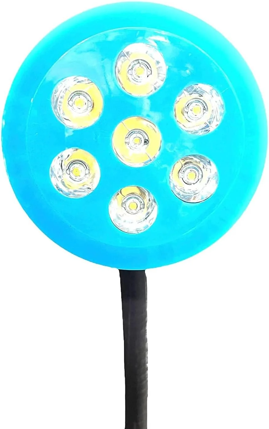 چراغ LED دیجیتال با پایه، سفید