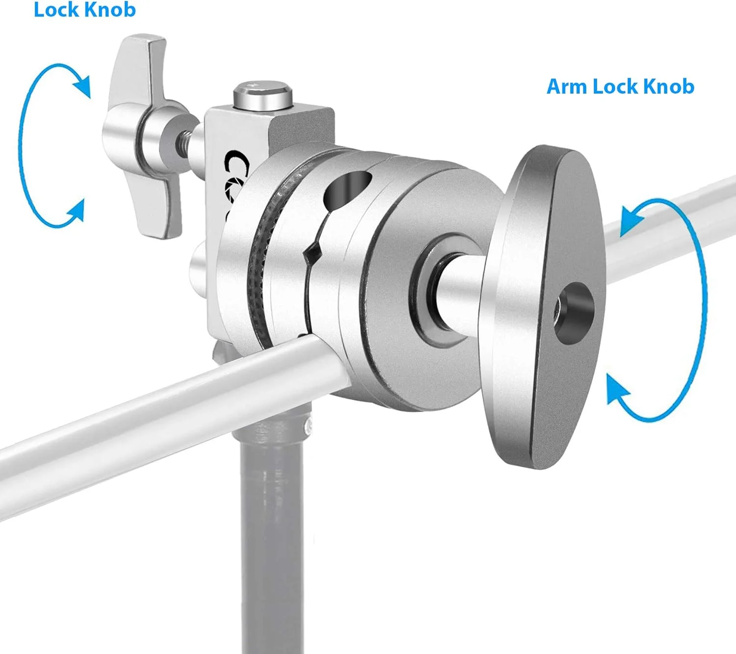 نگهدارنده چرخشی 2.5 اینچی COOPIC برای پایه نور، آداپتور براکت نگهدارنده چند منظوره و سنگین با پایه های 4، 8، 11، 16 میلی متری برای میله بوم توسعه، تجهیزات عکاسی نگهدارنده چرخشی 2.5 اینچی COOPIC برای پایه نور، آداپتور براکت نگهدارنده چند منظوره و سنگین با پایه های 4، 8، 11، 16 میلی متری برای میله بوم توسعه، تجهیزات عکاسی