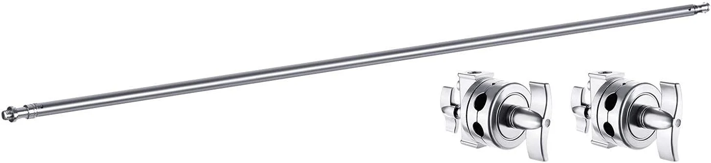 بازوی بوم بازویی COOPIC با 2 عدد سر گیره - 101.6 سانتی متر آلیاژ آلومینیوم برای پایه نور، رفلکتور و سایر تجهیزات برای عکاسی و فیلمبرداری استودیویی (نقره ای) بازوی بوم بازویی COOPIC با 2 عدد سر گیره - 101.6 سانتی متر آلیاژ آلومینیوم برای پایه نور، رفلکتور و سایر تجهیزات برای عکاسی و فیلمبرداری استودیویی (نقره ای)