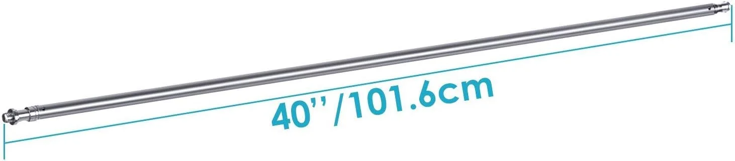 بازوی بوم بازویی COOPIC با 2 عدد سر گیره - 101.6 سانتی متر آلیاژ آلومینیوم برای پایه نور، رفلکتور و سایر تجهیزات برای عکاسی و فیلمبرداری استودیویی (نقره ای) بازوی بوم بازویی COOPIC با 2 عدد سر گیره - 101.6 سانتی متر آلیاژ آلومینیوم برای پایه نور، رفلکتور و سایر تجهیزات برای عکاسی و فیلمبرداری استودیویی (نقره ای)