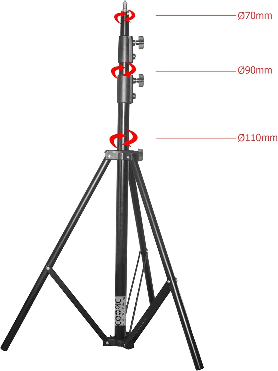 بازوی نگهدارنده رفلکتور تلسکوپی استودیوی عکس RH-70 Pro به همراه پایه نور سنگین 280 سانتی متری برای عکاسی پرتره و رفلکتور (تحمل وزن تا 9 کیلوگرم) بازوی نگهدارنده رفلکتور تلسکوپی استودیوی عکس RH-70 Pro به همراه پایه نور سنگین 280 سانتی متری برای عکاسی پرتره و رفلکتور (تحمل وزن تا 9 کیلوگرم)