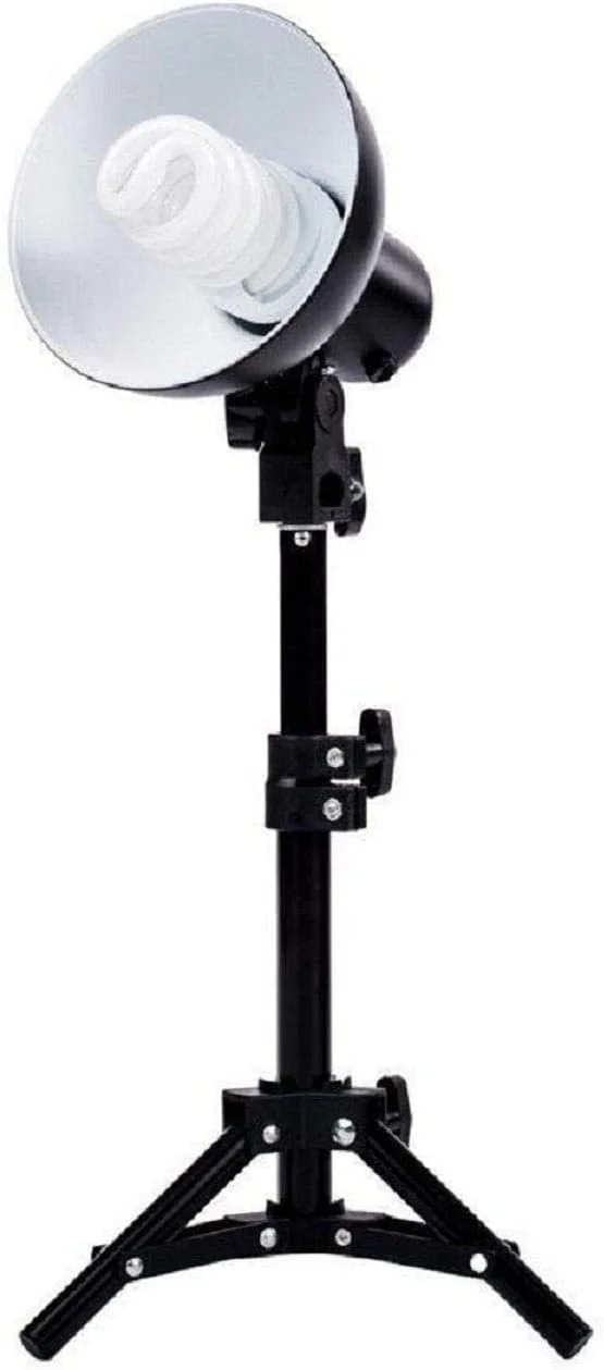 چراغ فلورسنت عکاسی محصول به همراه لامپ 85 واتی و پایه نور 80 سانتی متری چراغ فلورسنت عکاسی محصول به همراه لامپ 85 واتی و پایه نور 80 سانتی متری