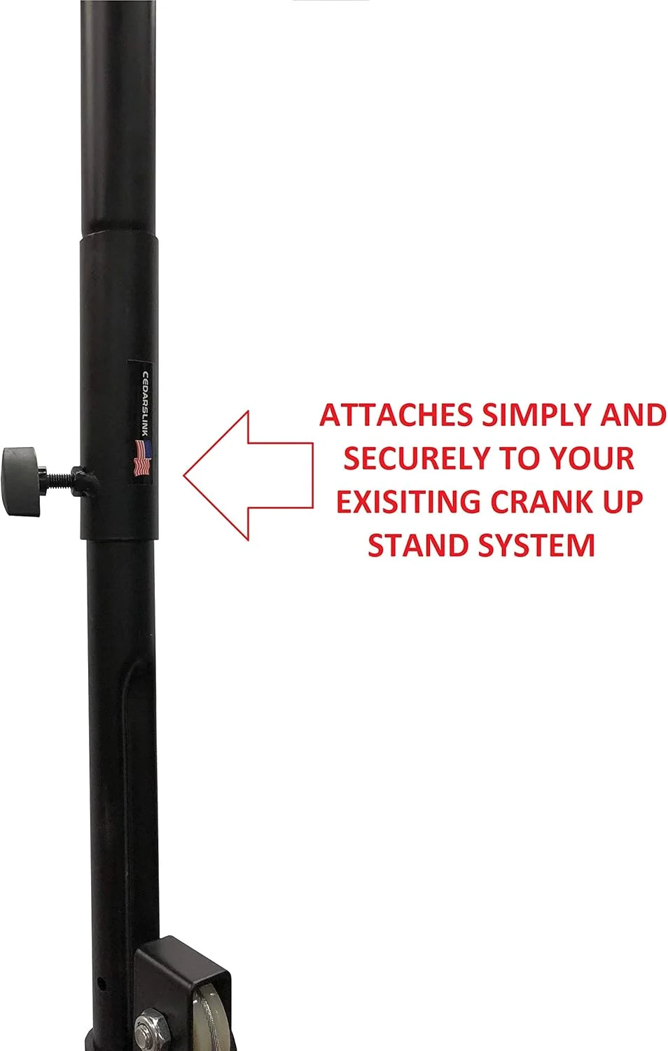 میله افزایش ارتفاع فلزی 84 سانتیمتری Cedarslink برای پایه های نورپردازی DJ. تقریبا 90 سانتیمتر به ارتفاع هر پایه اضافه می کند! میله افزایش ارتفاع فلزی 84 سانتیمتری Cedarslink برای پایه های نورپردازی DJ. تقریبا 90 سانتیمتر به ارتفاع هر پایه اضافه می کند!