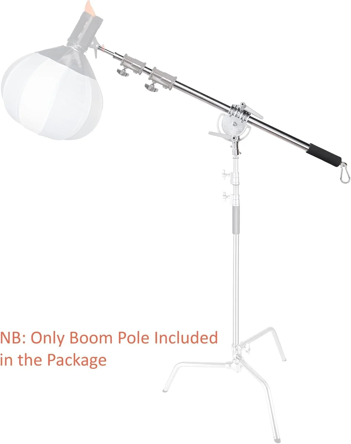 بازوی بوم سنگین سه بخشی استیل ضد زنگ COOPIC برای پایه C عکاسی و استودیو نور (نقره ای، بازوی بوم سنگین (105 تا 247 سانتی متر)) بازوی بوم سنگین سه بخشی استیل ضد زنگ COOPIC برای پایه C عکاسی و استودیو نور (نقره ای، بازوی بوم سنگین (105 تا 247 سانتی متر))