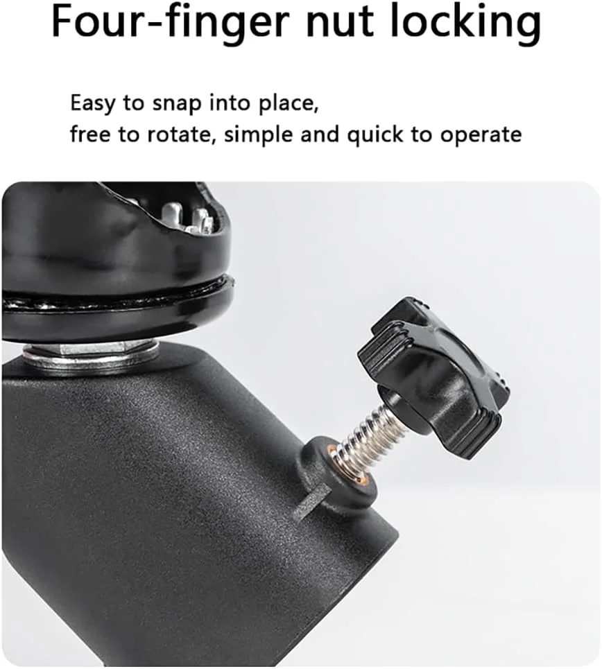 چرخ های C شکل برای سه پایه عکاسی دالی با ترمز، چرخ های پایه نور 2 اینچی مناسب برای قطرهای نصب تا 28 میلی متر، چرخ های چرخان 360 درجه برای استودیوهای عکس