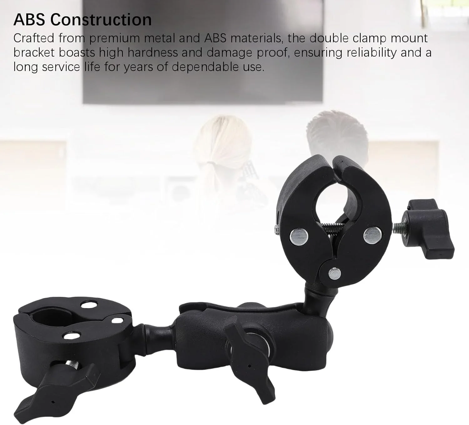 نگهدارنده گیره دوبل Annadue، براکت نگهدارنده چتر با بازوی مفصلی سر توپی 360 درجه، گیره دوبل دوربین برای پایه نور استودیوی عکس چتر دوچرخه موتورسیکلت نگهدارنده گیره دوبل Annadue، براکت نگهدارنده چتر با بازوی مفصلی سر توپی 360 درجه، گیره دوبل دوربین برای پایه نور استودیوی عکس چتر دوچرخه موتورسیکلت