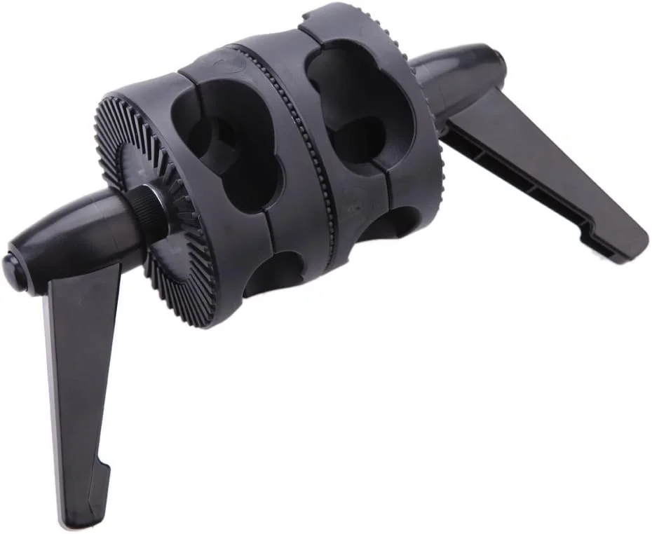 گیره سر چرخشی دوگانه Andoer برای بازوی بوم استودیوی عکس، نگهدارنده بازتابنده