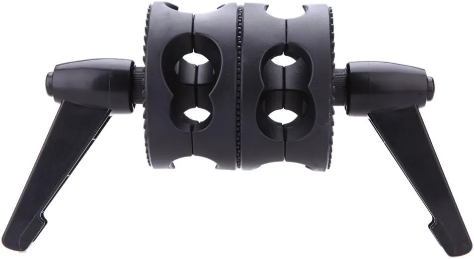 گیره سر چرخشی دوگانه Andoer برای بازوی بوم استودیوی عکس، نگهدارنده بازتابنده