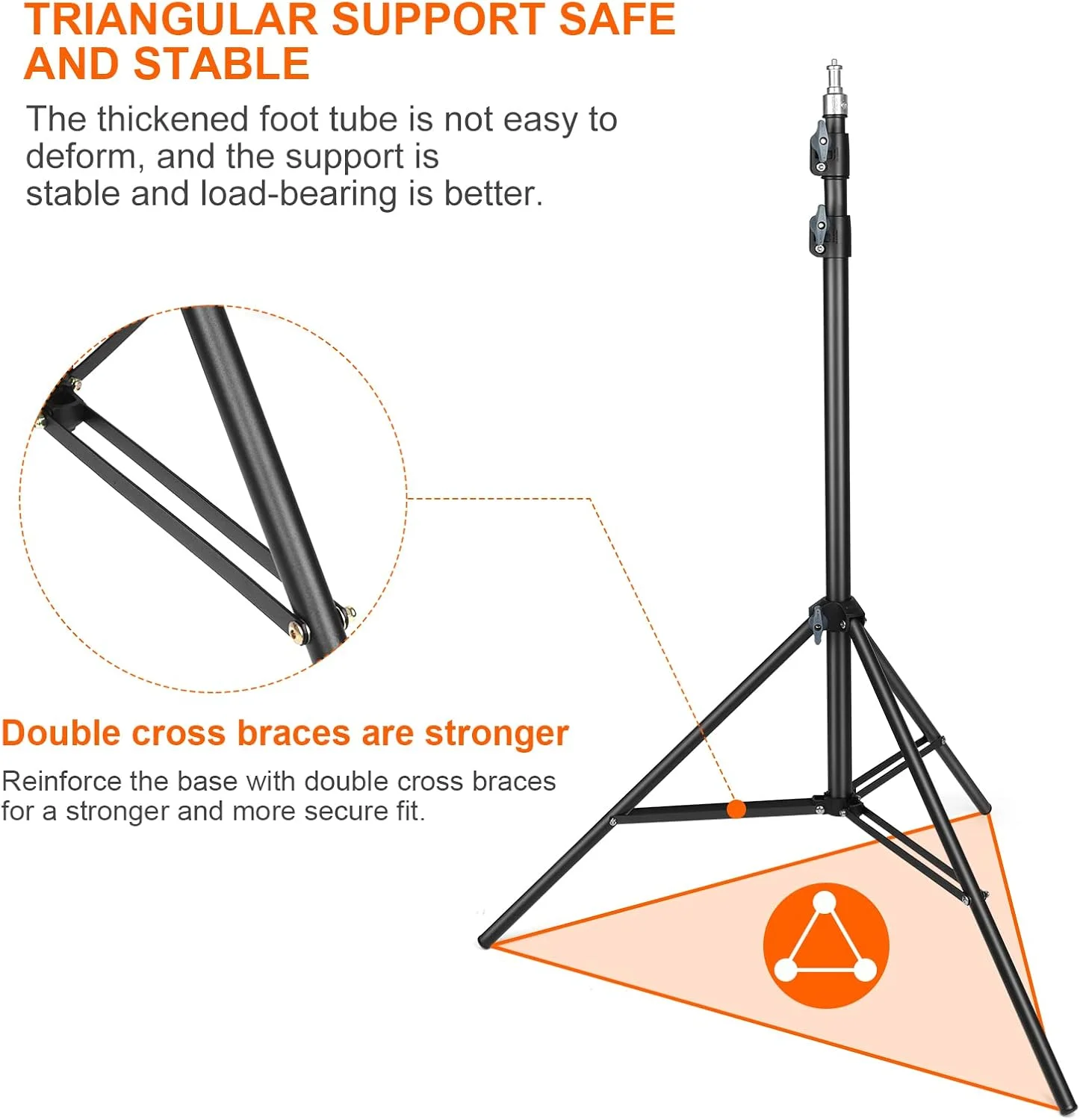 پایه نور پادوم 2.1 متری آلومینیومی قابل تنظیم با رزوه 1/4 اینچی، مناسب برای نور ویدئویی، نور پرکننده عکاسی، سافت باکس و پس زمینه، ظرفیت بار: 7 کیلوگرم پایه نور پادوم 2.1 متری آلومینیومی قابل تنظیم با رزوه 1/4 اینچی، مناسب برای نور ویدئویی، نور پرکننده عکاسی، سافت باکس و پس زمینه، ظرفیت بار: 7 کیلوگرم