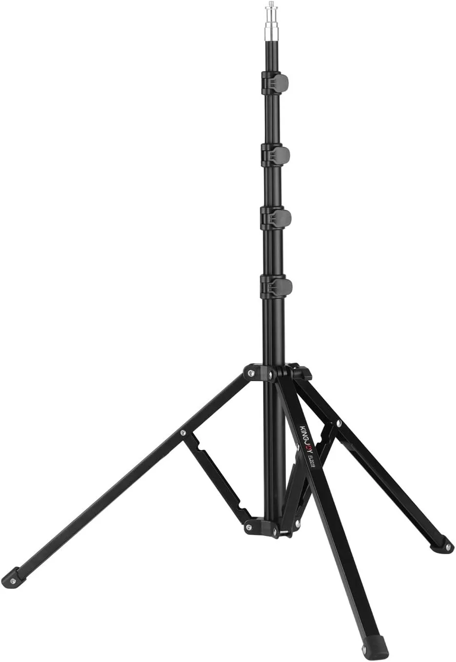 پایه نور فلزی قابل تنظیم FL2019 با ظرفیت بار 8 کیلوگرم، پیچ 1/4 اینچی، حداکثر ارتفاع 180 سانتی متر برای رفلکتور استودیویی، سافت باکس، نور ویدئویی LED، چتر