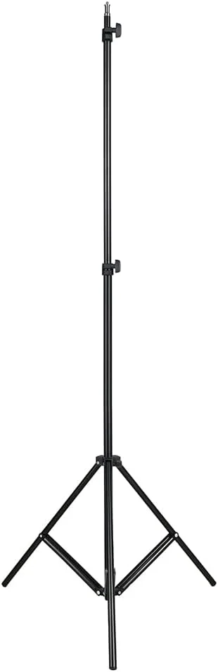 پایه نور استودیویی عکس 2 متری / 6.6 فوتی با پیچ 1/4 پایه نور استودیویی عکس 2 متری / 6.6 فوتی با پیچ 1/4