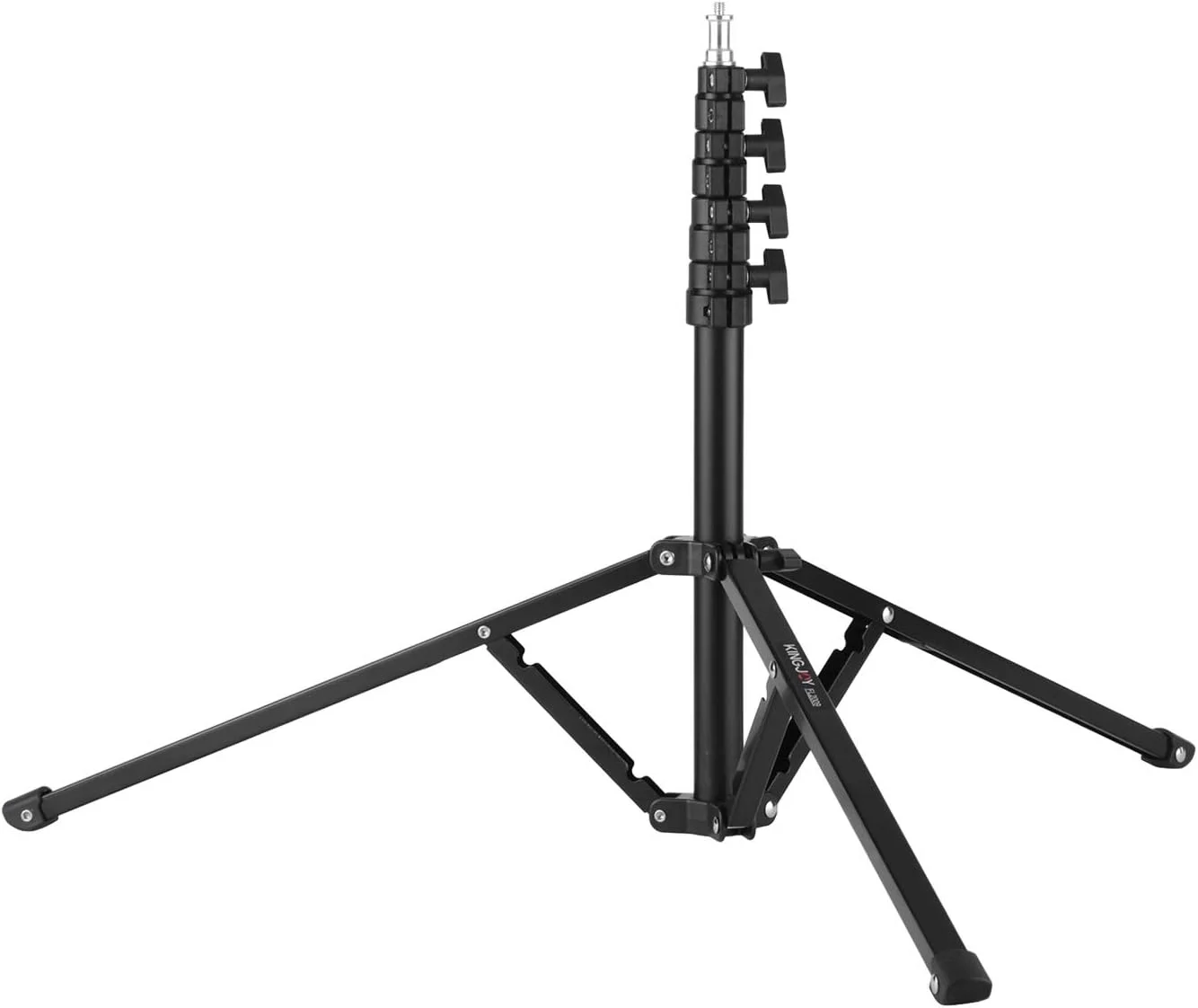 پایه نور فلزی قابل تنظیم FL2009 با ظرفیت بارگیری 10 کیلوگرم، پیچ 1/4 اینچی، حداکثر ارتفاع 182 سانتی متر، مناسب برای رفلکتور استودیویی، سافت باکس، نور ویدئویی LED، چتر