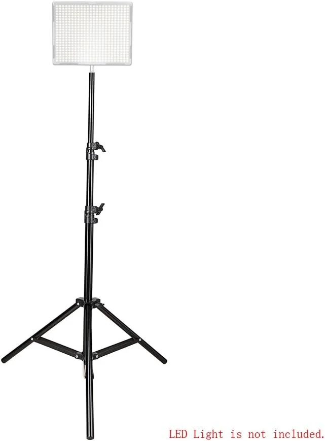 پایه نور استودیویی عکس 2 متری / 6.6 فوتی با پیچ 1/4 پایه نور استودیویی عکس 2 متری / 6.6 فوتی با پیچ 1/4