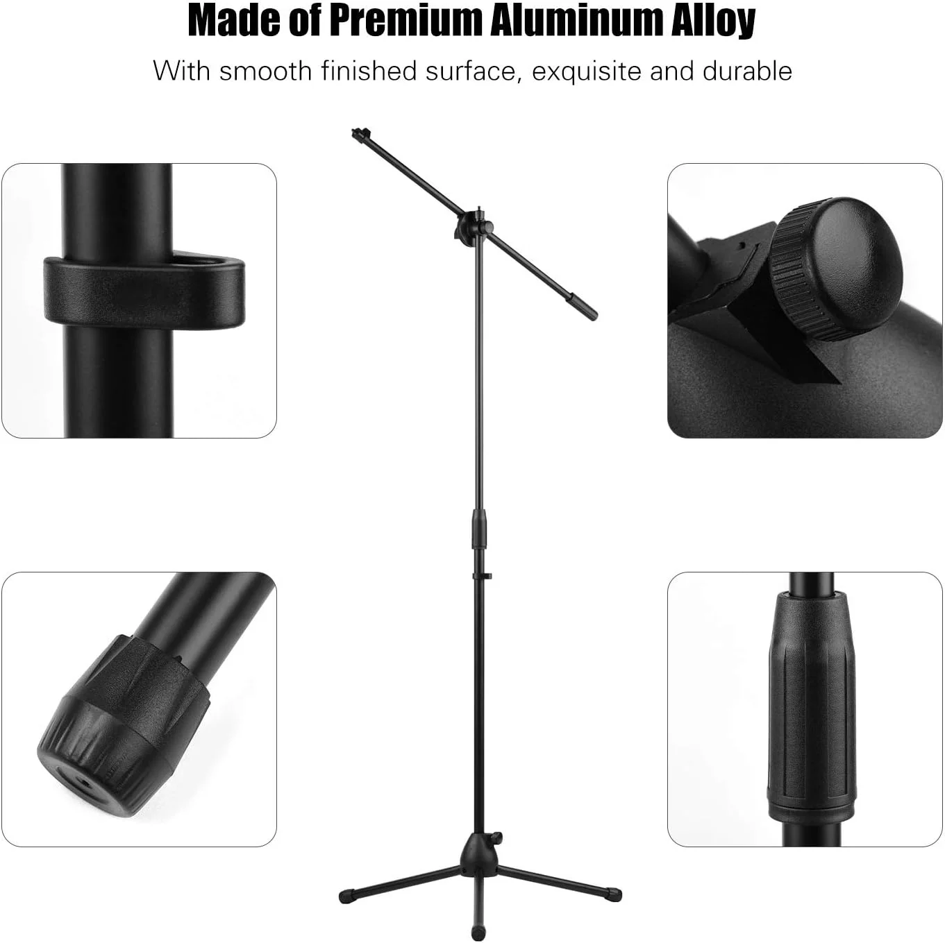 پایه نور 140 سانتی متری با ارتفاع قابل تنظیم، ساخته شده از آلیاژ آلومینیوم بادوام، به همراه هولدر موبایل، حداکثر ظرفیت 2 کیلوگرم، مناسب برای پخش زنده، فیلمبرداری و عکاسی پایه نور 140 سانتی متری با ارتفاع قابل تنظیم، ساخته شده از آلیاژ آلومینیوم بادوام، به همراه هولدر موبایل، حداکثر ظرفیت 2 کیلوگرم، مناسب برای پخش زنده، فیلمبرداری و عکاسی