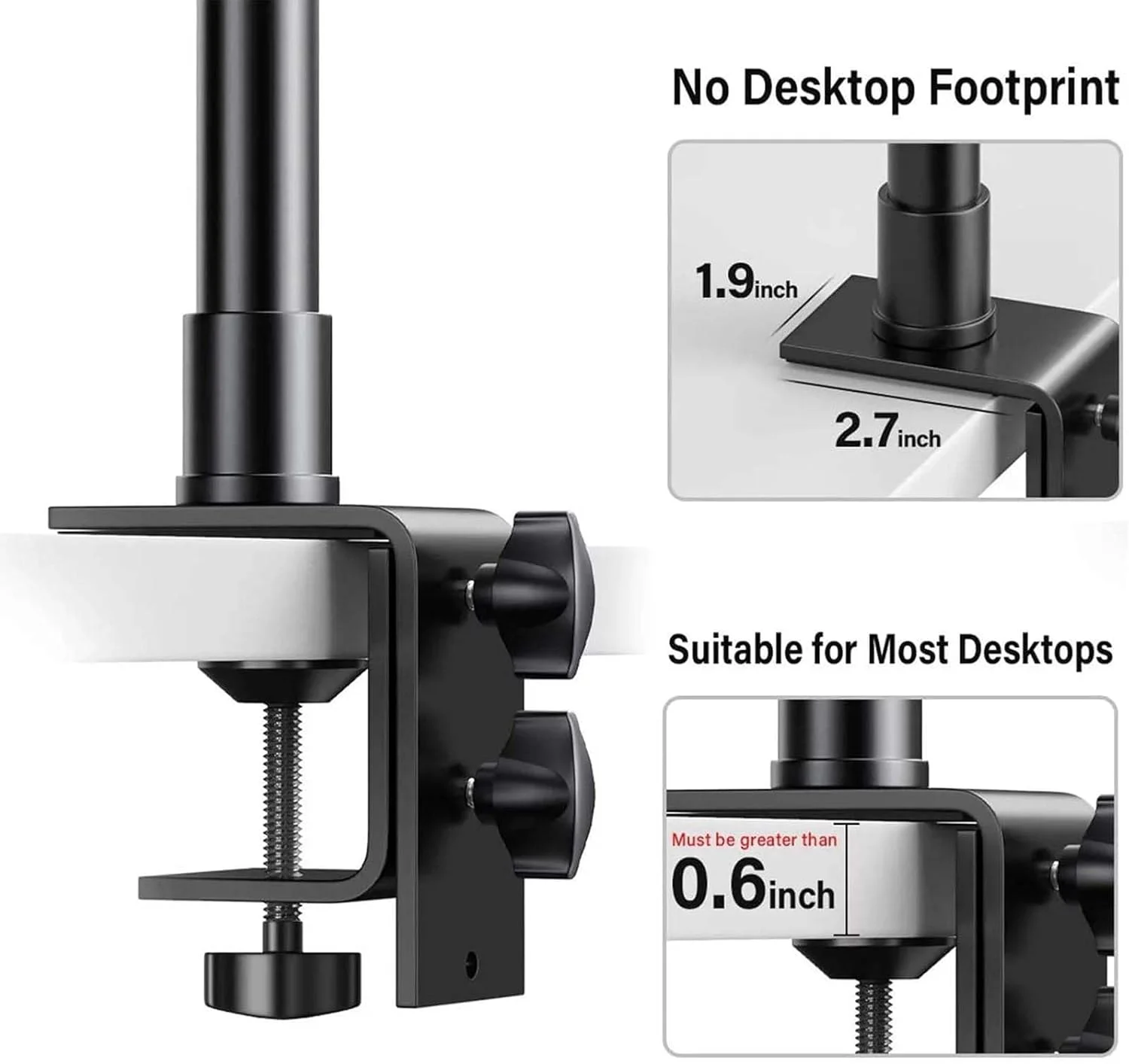 پایه رومیزی قابل تنظیم، با قابلیت افزایش طول ۴۶-۶۸ سانتی متر با پیچ ۱/۴ و یک سر توپی ۳۶۰ درجه اضافی، گیره نگهدارنده دوربین برای DSLR، نور حلقه ای، پخش زنده، فیلمبرداری