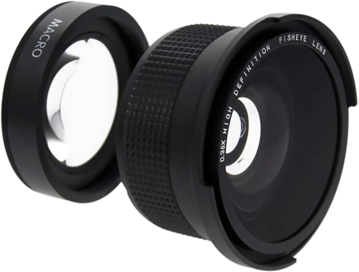 لنز چشم ماهی دوربین های دیجیتال، لنز فوق عریض پانوراما ماکرو چشم ماهی 35 برابر HD برای دوربین های SLR DSLR