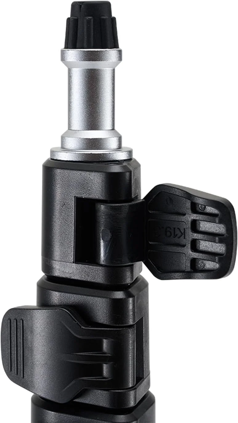 پایه نور آماران (2 متری) آلیاژ آلومینیومی سبک وزن با قابلیت تنظیم ارتفاع 6.5 فوت، پایه نور جهانی با پیچ 1/4-20 اینچی برای آماران Pano 60c/120c پایه نور آماران (2 متری) آلیاژ آلومینیومی سبک وزن با قابلیت تنظیم ارتفاع 6.5 فوت، پایه نور جهانی با پیچ 1/4-20 اینچی برای آماران Pano 60c/120c