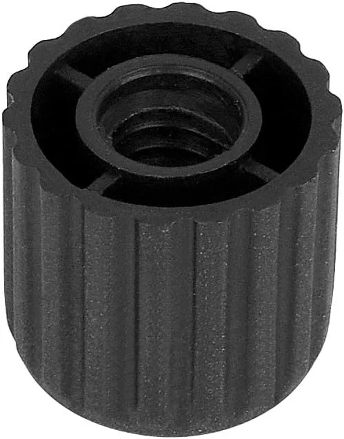 مهره های پلاستیکی مادگی با رزوه 1/4 اینچی Emart، مناسب برای پایه های نور با نوک پیچی 1/4 اینچی، محافظت از نوک پیچی رزوه دار روی ساقه (6 عدد)