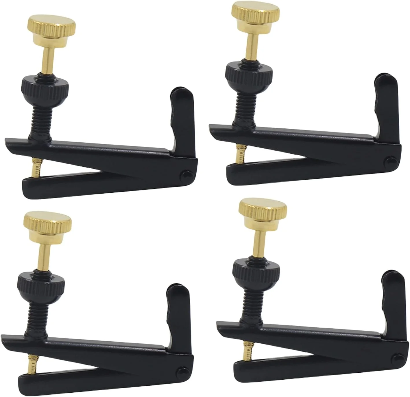 4 عدد تنظیم کننده سیم ویولن، پیچ تنظیم کننده، لوازم جانبی سازهای زهی ویولن