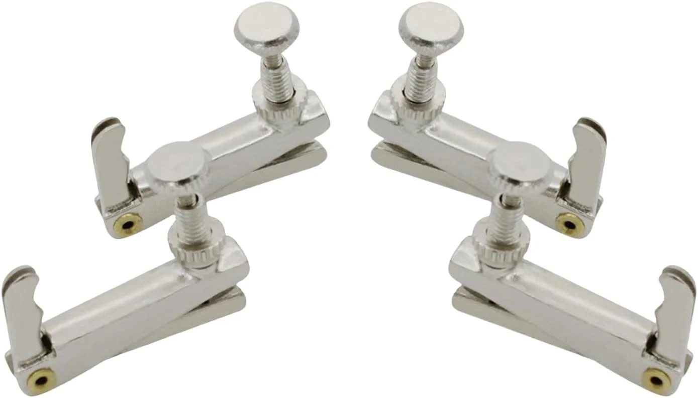 4 عدد تنظیم کننده سیم ویولن، پیچ تنظیم کننده، لوازم جانبی سازهای زهی ویولن