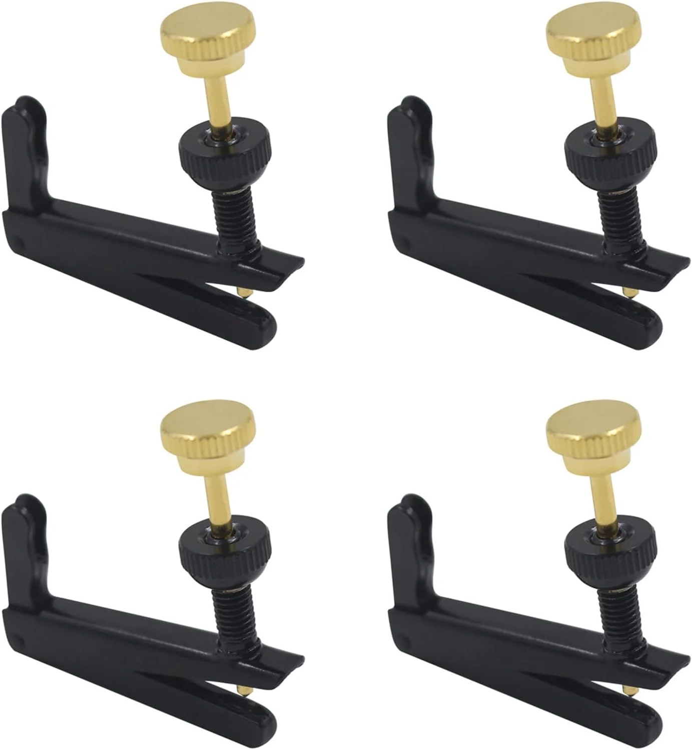 4 عدد تنظیم کننده سیم ویولن، پیچ تنظیم کننده، لوازم جانبی سازهای زهی ویولن