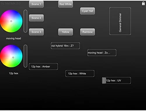 نرم افزار کنترل DMX مدل ADJ MYDMX3.0 برای آسان تر کردن برنامه ریزی نمایش های نوری (MYDMX 3.0)، سفید