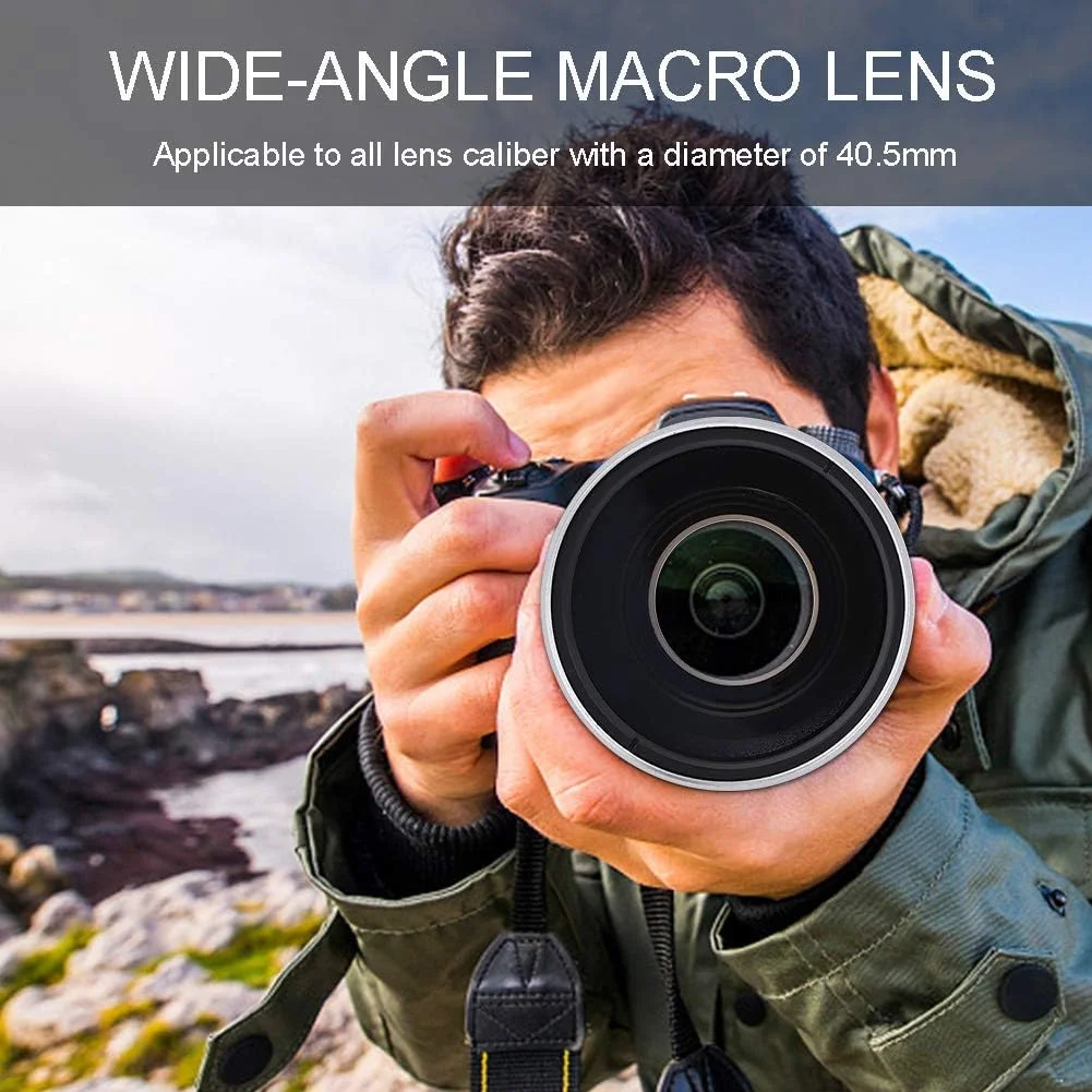 لنز واید 0.45X 40.5 میلیمتری جایگزین لنز دوربین DSLR (نقرهای) لنز واید 0.45X 40.5 میلیمتری جایگزین لنز دوربین DSLR (نقرهای)