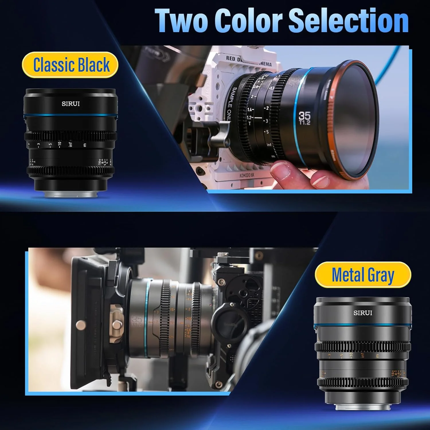 لنز سینمایی 35 میلیمتری Sirui Night Walker، لنز با دیافراگم باز T1.2 و فوکوس دستی برای دوربینهای X Mount مدلهای X-H2/H2S, XT-4, XT-3,X-S10, X-S20 (MS35X-B, مشکی) لنز سینمایی 35 میلیمتری Sirui Night Walker، لنز با دیافراگم باز T1.2 و فوکوس دستی برای دوربینهای X Mount مدلهای X-H2/H2S, XT-4, XT-3,X-S10, X-S20 (MS35X-B, مشکی)