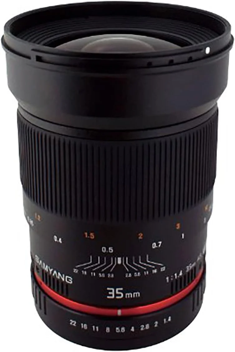 لنز ثابت 35 میلیمتری Samyang SY35M-C با دیافراگم F1.4 برای کانن - مشکی لنز ثابت 35 میلیمتری Samyang SY35M-C با دیافراگم F1.4 برای کانن - مشکی