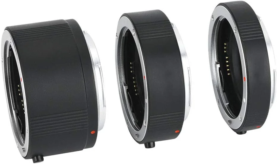 ست لنز ماکرو EF EF S با ابعاد 13+20+36 میلیمتر، دارای رسانای مسی، پشتیبانی از فوکوس خودکار و نوردهی خودکار، لوازم جانبی مناسب برای عکاسی از نمای نزدیک ست لنز ماکرو EF EF S با ابعاد 13+20+36 میلیمتر، دارای رسانای مسی، پشتیبانی از فوکوس خودکار و نوردهی خودکار، لوازم جانبی مناسب برای عکاسی از نمای نزدیک