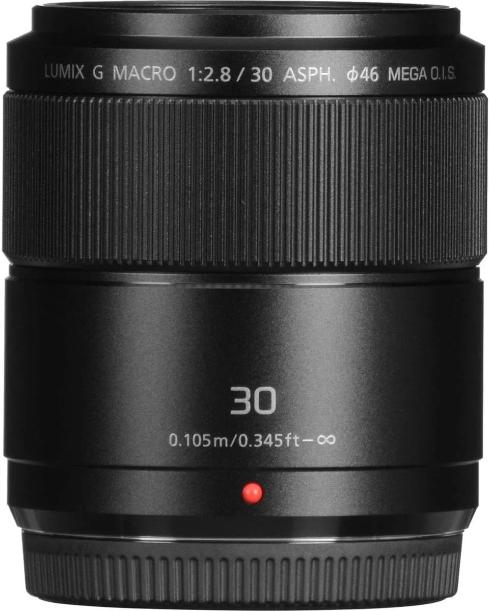 لنز ماکرو پاناسونیک لومیکس G، 30 میلیمتر، F2.8 ASPH، بدون آینه میکرو چهار سوم، MEGA OPTICAL I.S، H-HS030 (مشکی ایالات متحده) لنز ماکرو پاناسونیک لومیکس G، 30 میلیمتر، F2.8 ASPH، بدون آینه میکرو چهار سوم، MEGA OPTICAL I.S، H-HS030 (مشکی ایالات متحده)