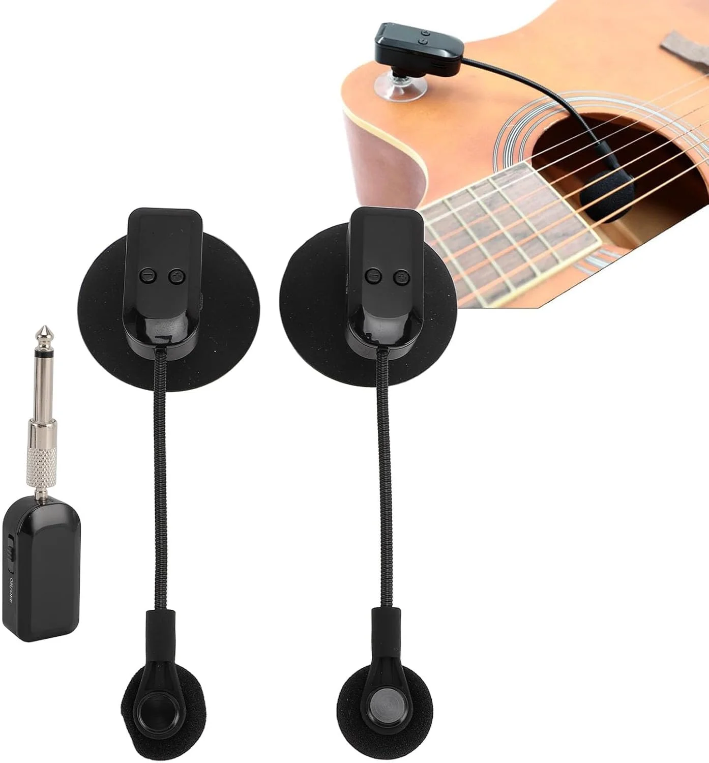 میکروفون بی سیم ساکسیفون Zopsc، میکروفون ساز با چرخش 360 درجه، میکروفون ویولن برای اجرا