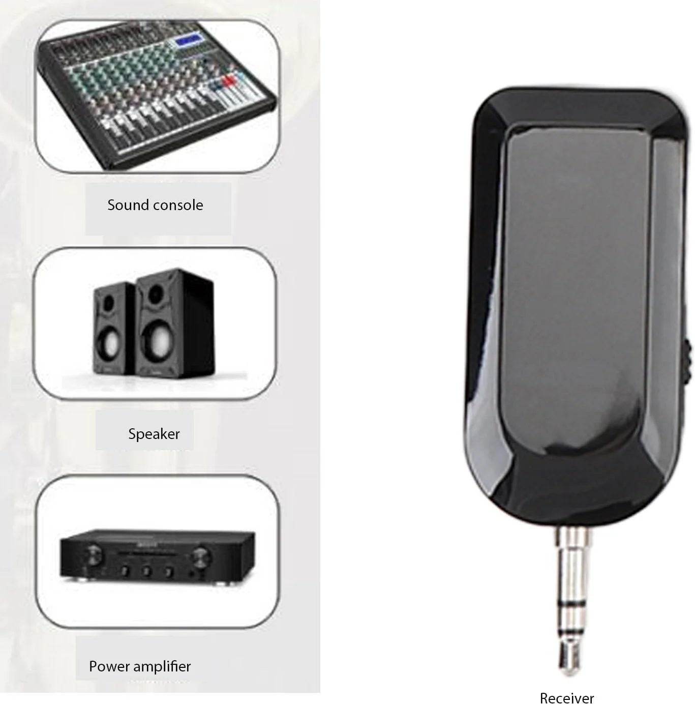 میکروفون بی سیم 2.4G برای ساکسیفون، میکروفون سازهای موسیقی با صدای HiFi، برای استفاده در فضای باز و داخلی ساکسیفون، ترومپت، کلارینت