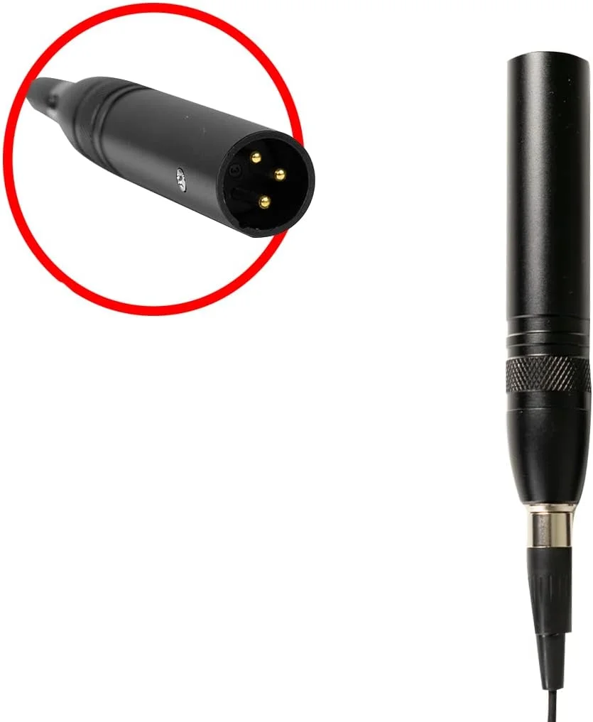 میکروفون ساز Xtreme Acoustics کاردیوئید کندانسر XLR یک جهته گیره ای برای گیتار ویولن یوکللی مدل XAWVG01 (مشکی)