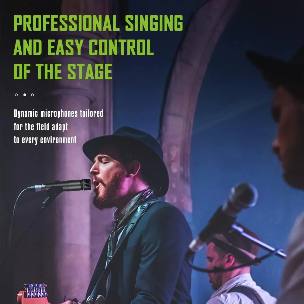 میکروفون داینامیک کلاسیک مدل wm57 مناسب ساز، درام، پرکاشن و وکال (بدون کابل)