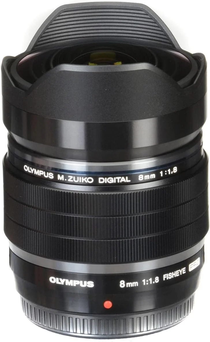 لنز چشمماهی OM SYSTEM Olympus M.Zuiko Digital ED 8mm F1.8 PRO، برای دوربینهای میکرو چهار سوم لنز چشمماهی OM SYSTEM Olympus M.Zuiko Digital ED 8mm F1.8 PRO، برای دوربینهای میکرو چهار سوم