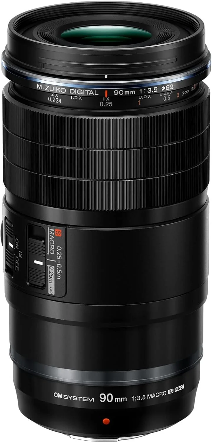 لنز OM SYSTEM M.Zuiko Digital ED 90mm f/3.5 Macro is PRO برای Micro Four Thirds