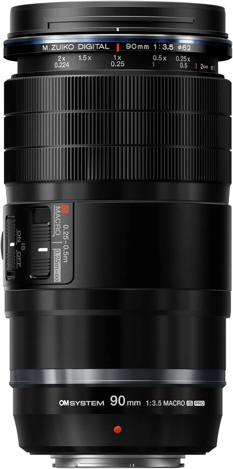 لنز OM SYSTEM M.Zuiko Digital ED 90mm f/3.5 Macro is PRO برای Micro Four Thirds