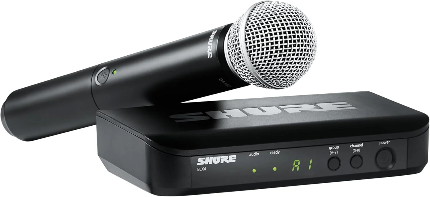 سیستم میکروفون بی سیم Shure BLX24/SM58 با میکروفون دستی SM58