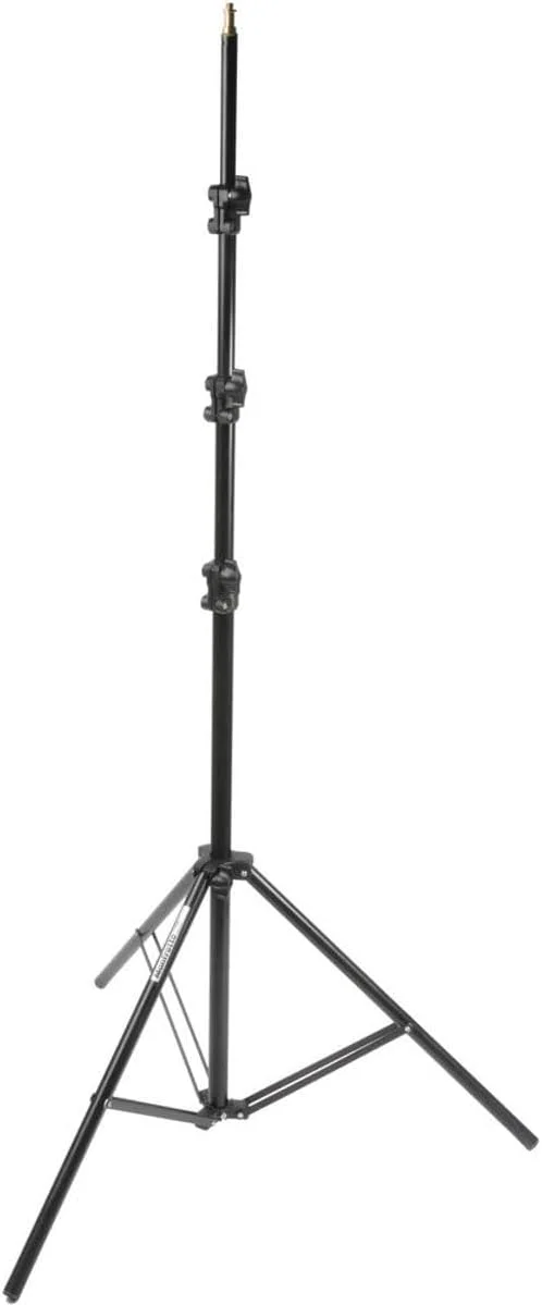 پایه نور مانفروتو 368B با ارتفاع 3.35 متر و اسپیکات 5/8 اینچی - جایگزین مدل 3336 (مشکی)