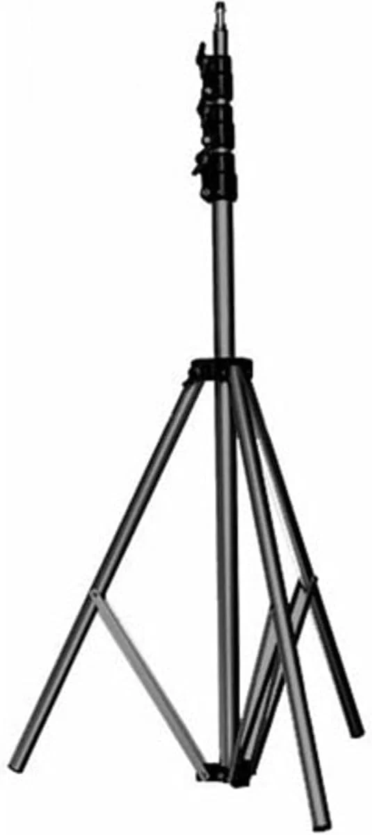 پایه نور مانفروتو 368B با ارتفاع 3.35 متر و اسپیکات 5/8 اینچی - جایگزین مدل 3336 (مشکی)