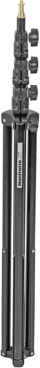 پایه نور مَنفروتو 367B با ارتفاع 2.7 متر و اتصال 5/8 اینچی و سری 015 (مشکی) - جایگزین مدل 3333 پایه نور مَنفروتو 367B با ارتفاع 2.7 متر و اتصال 5/8 اینچی و سری 015 (مشکی) - جایگزین مدل 3333