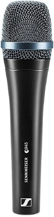 میکروفون دستی سوپرکاردیوئید داینامیک حرفه ای سنهایزر پرو آدیو E945 برای وکال استیج