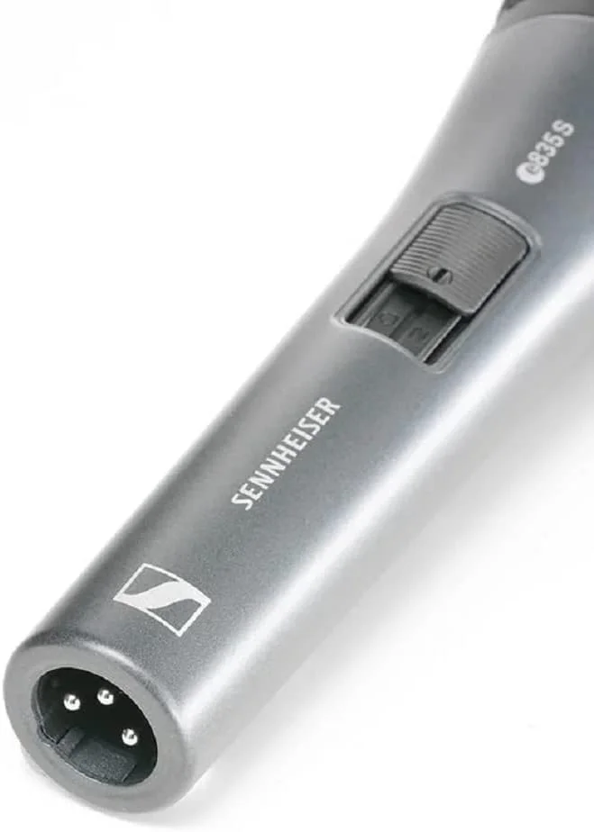 میکروفون داینامیک کاردیوئید حرفه ای سنهایزر مدل E 835-S با کلید روشن/خاموش میکروفون داینامیک کاردیوئید حرفه ای سنهایزر مدل E 835-S با کلید روشن/خاموش