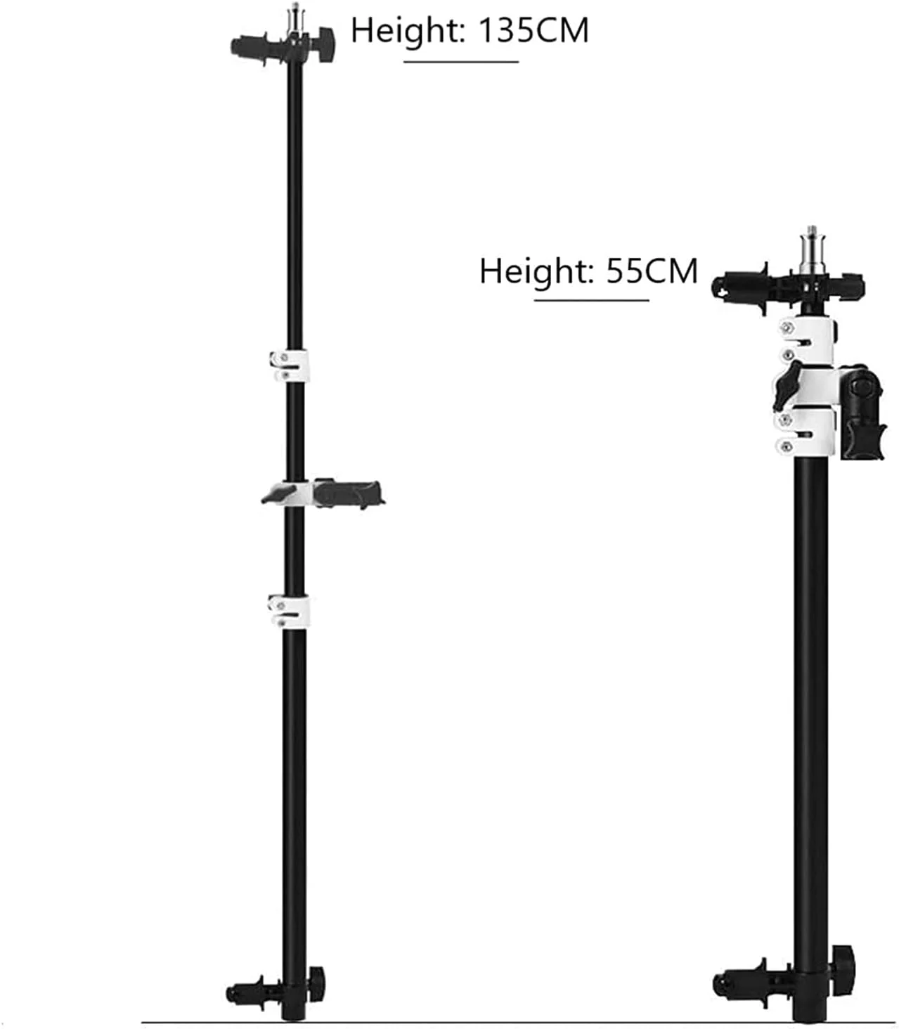 نگهدارنده رفلکتور 3 در 1 eWINNER، بازوی بوم آلومینیومی قابل گسترش حرفه ای، نگهدارنده تلسکوپی رفلکتور با چرخش 360 درجه و طول قابل تنظیم