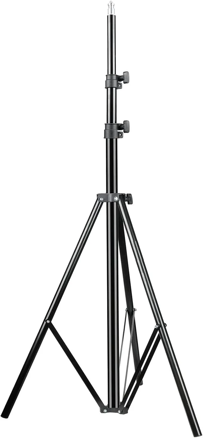 پایه سه پایه نورپردازی عکاسی ایوینر 200 سانتیمتری، قابل تنظیم، مقاوم، تاشو، پایه زمینی برای رفلکتورها/ سافت باکسها/ نورها/ چترها/ فلاشها/ استودیوی عکس و فیلم/ پس زمینه (1 عدد) پایه سه پایه نورپردازی عکاسی ایوینر 200 سانتیمتری، قابل تنظیم، مقاوم، تاشو، پایه زمینی برای رفلکتورها/ سافت باکسها/ نورها/ چترها/ فلاشها/ استودیوی عکس و فیلم/ پس زمینه (1 عدد)