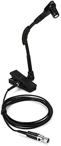 میکروفون مینیاتوری گیره دار جایگزین BETA 98H/C برای ساز ساکسیفون، میکروفون کندانسور Shure ta4f 4 پین