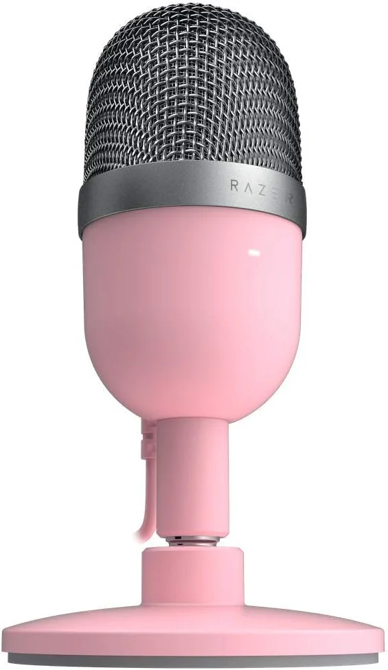 میکروفون استریمینگ فوق فشرده ریزر Seiren Mini با الگوی دریافت Supercardioid فوق دقیق - کیفیت ضبط حرفه ای - پایه شیب دار سنگین - صورتی کوارتز میکروفون استریمینگ فوق فشرده ریزر Seiren Mini با الگوی دریافت Supercardioid فوق دقیق - کیفیت ضبط حرفه ای - پایه شیب دار سنگین - صورتی کوارتز