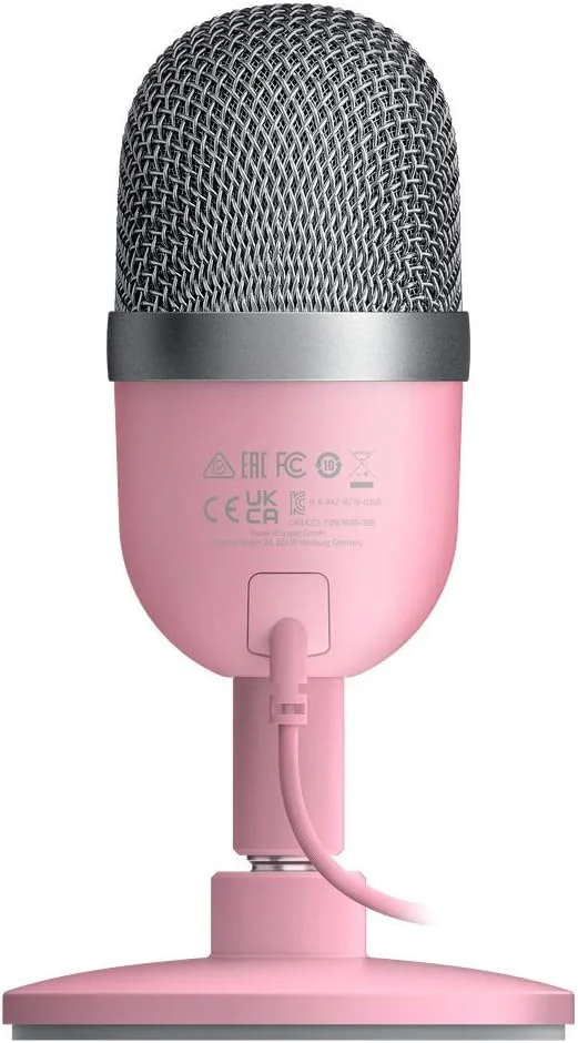 میکروفون استریمینگ فوق فشرده ریزر Seiren Mini با الگوی دریافت Supercardioid فوق دقیق - کیفیت ضبط حرفه ای - پایه شیب دار سنگین - صورتی کوارتز میکروفون استریمینگ فوق فشرده ریزر Seiren Mini با الگوی دریافت Supercardioid فوق دقیق - کیفیت ضبط حرفه ای - پایه شیب دار سنگین - صورتی کوارتز